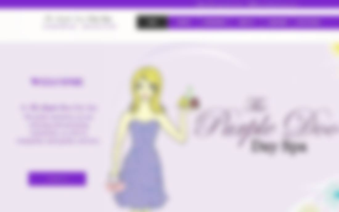 The current website, blurred for privacy